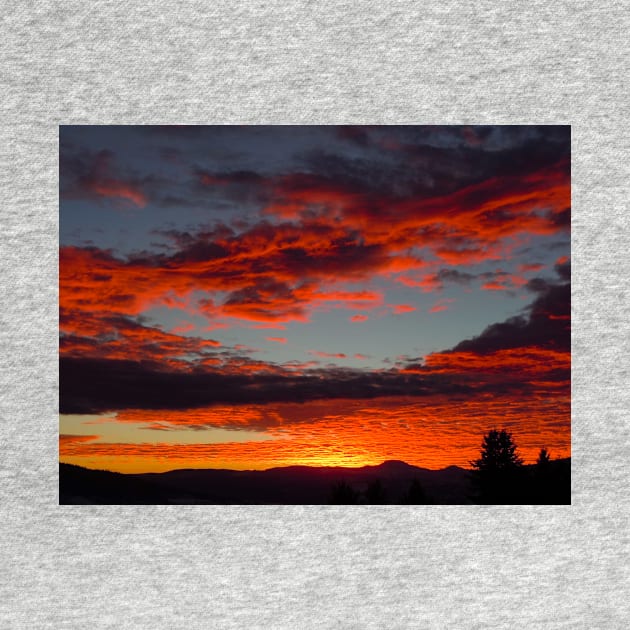 Candy floss clouds at sunset by Steves-Pics